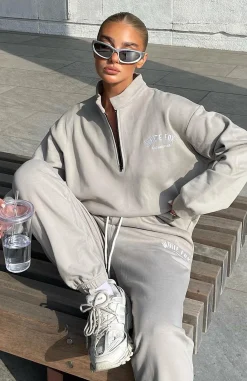 Sweatpants | White Fox Boutique About That Time Sweatpants Taupe grey