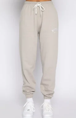Sweatpants | White Fox Boutique About That Time Sweatpants Taupe grey
