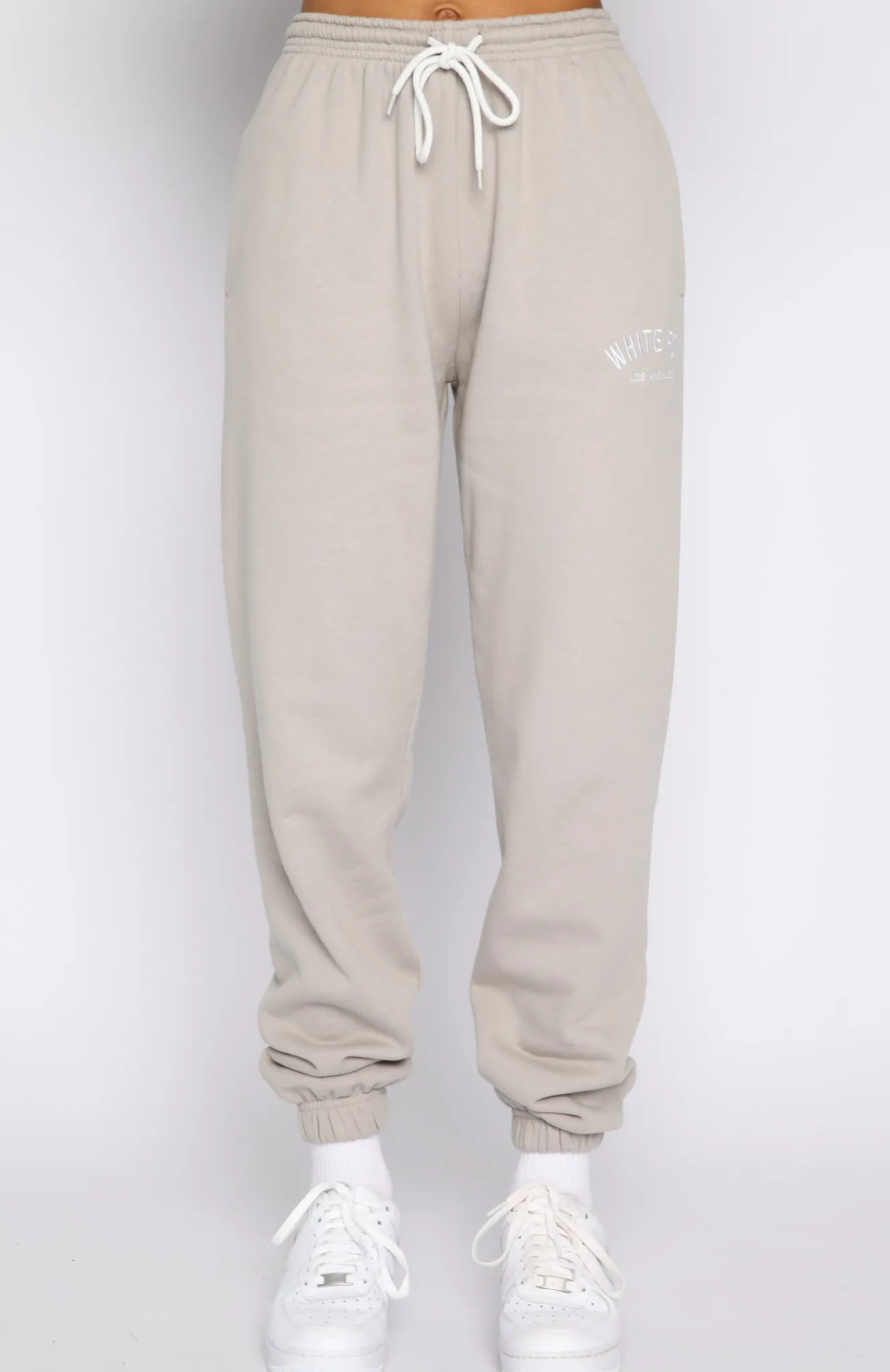 Sweatpants | White Fox Boutique About That Time Sweatpants Taupe grey
