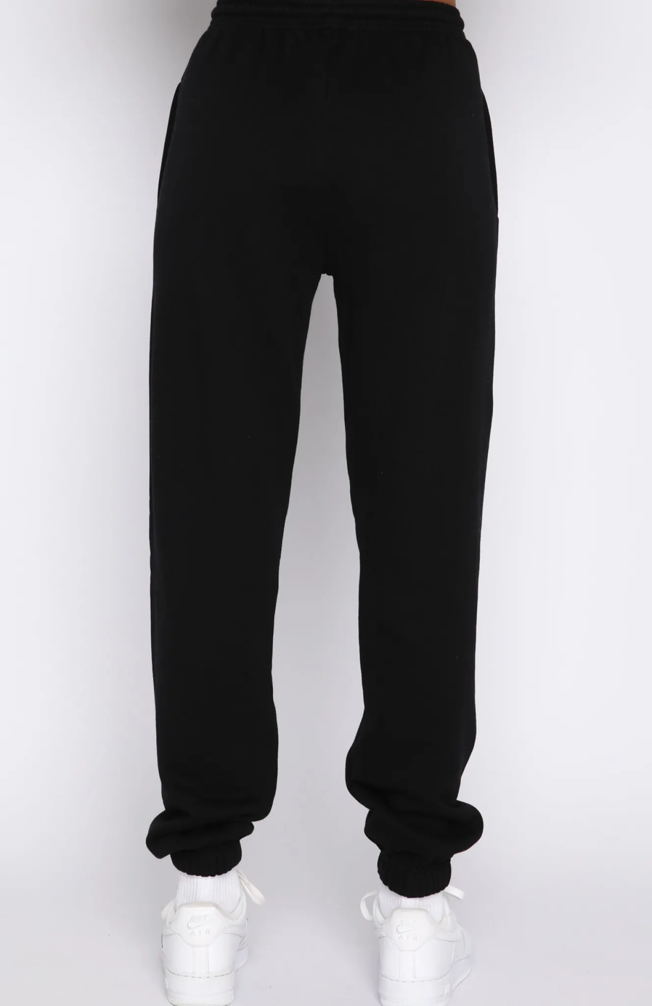 Sweatpants | White Fox Boutique About That Time Sweatpants black