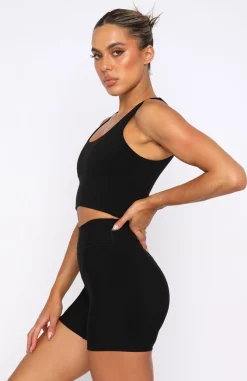 Sports Bras & Crops | White Fox Boutique Activation Sports Crop black