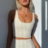 Sports Bras & Crops | White Fox Boutique Activation Sports Crop Stone nude