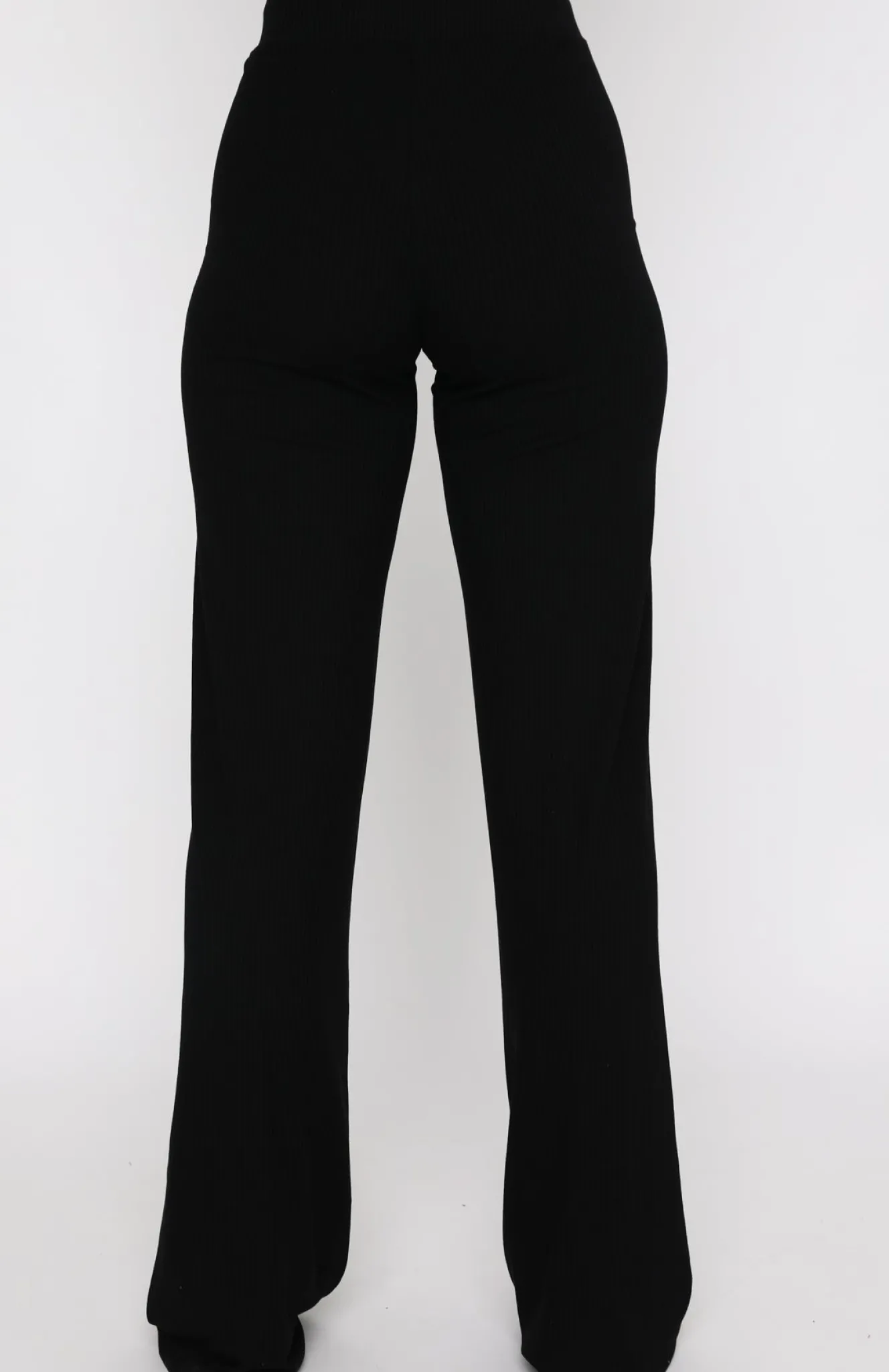 Pants | White Fox Boutique Adore You Ribbed Pants black