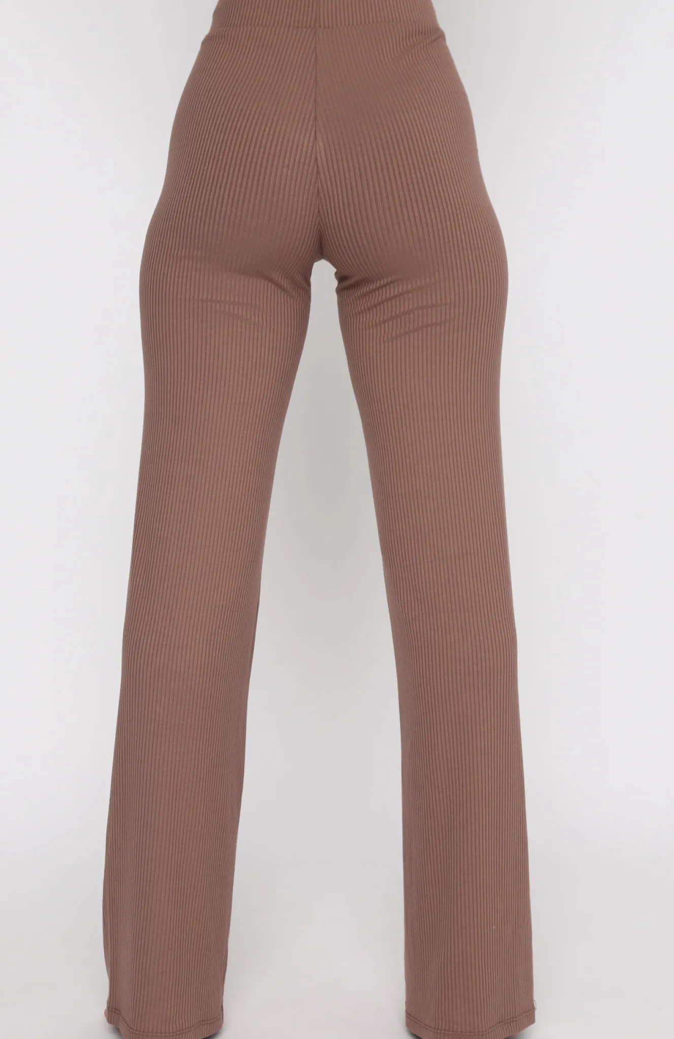Pants | White Fox Boutique Adore You Ribbed Pants Chocolate brown