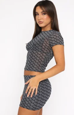 Shirts & Blouses | White Fox Boutique All For Attention Top Charcoal grey