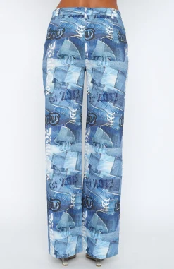 Pants | White Fox Boutique All Or Nothing Pant Chambray blue