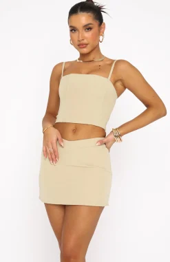 Shirts & Blouses | White Fox Boutique All The Memories Bustier Taupe nude
