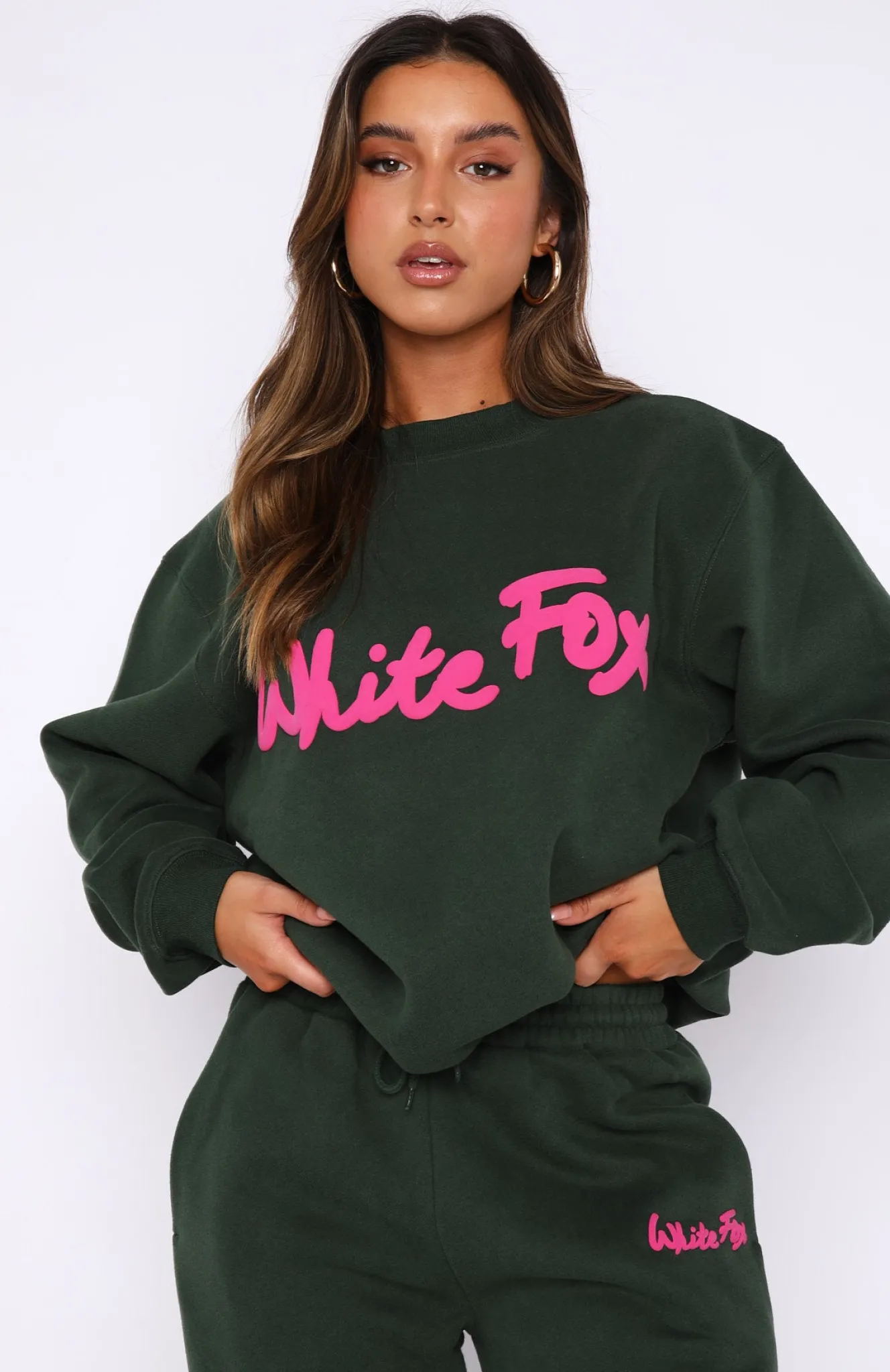 Jackets & Blazers | White Fox Boutique All Time Favourite Oversized Sweater Dark green