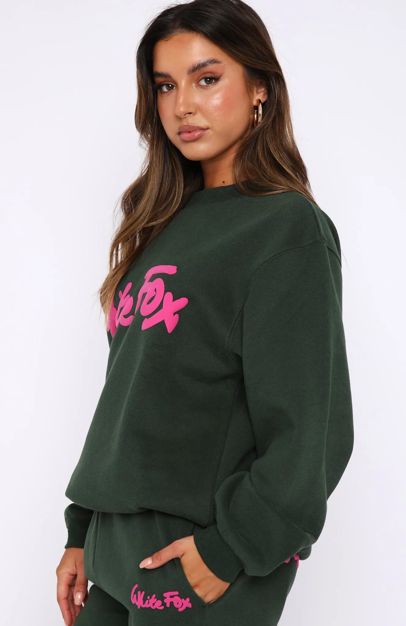 Jackets & Blazers | White Fox Boutique All Time Favourite Oversized Sweater Dark green
