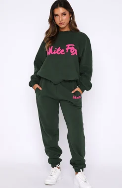 Jackets & Blazers | White Fox Boutique All Time Favourite Oversized Sweater Dark green
