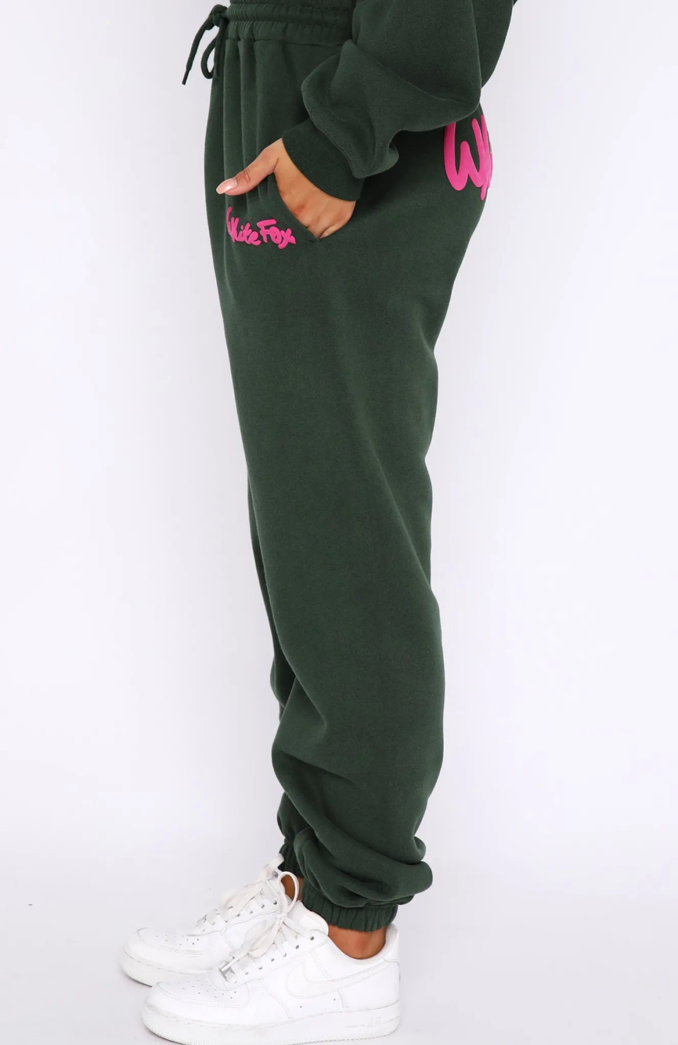 Sweatpants | White Fox Boutique All Time Favourite Sweatpants Dark green