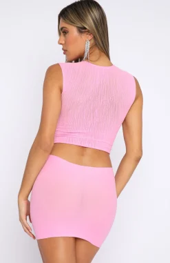 Shirts & Blouses | White Fox Boutique All To Myself Crop Candy pink