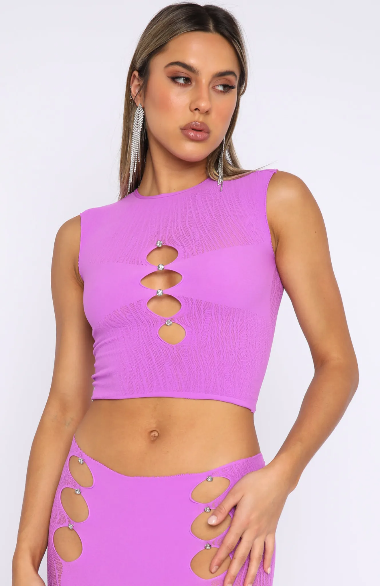 Shirts & Blouses | White Fox Boutique All To Myself Crop purple