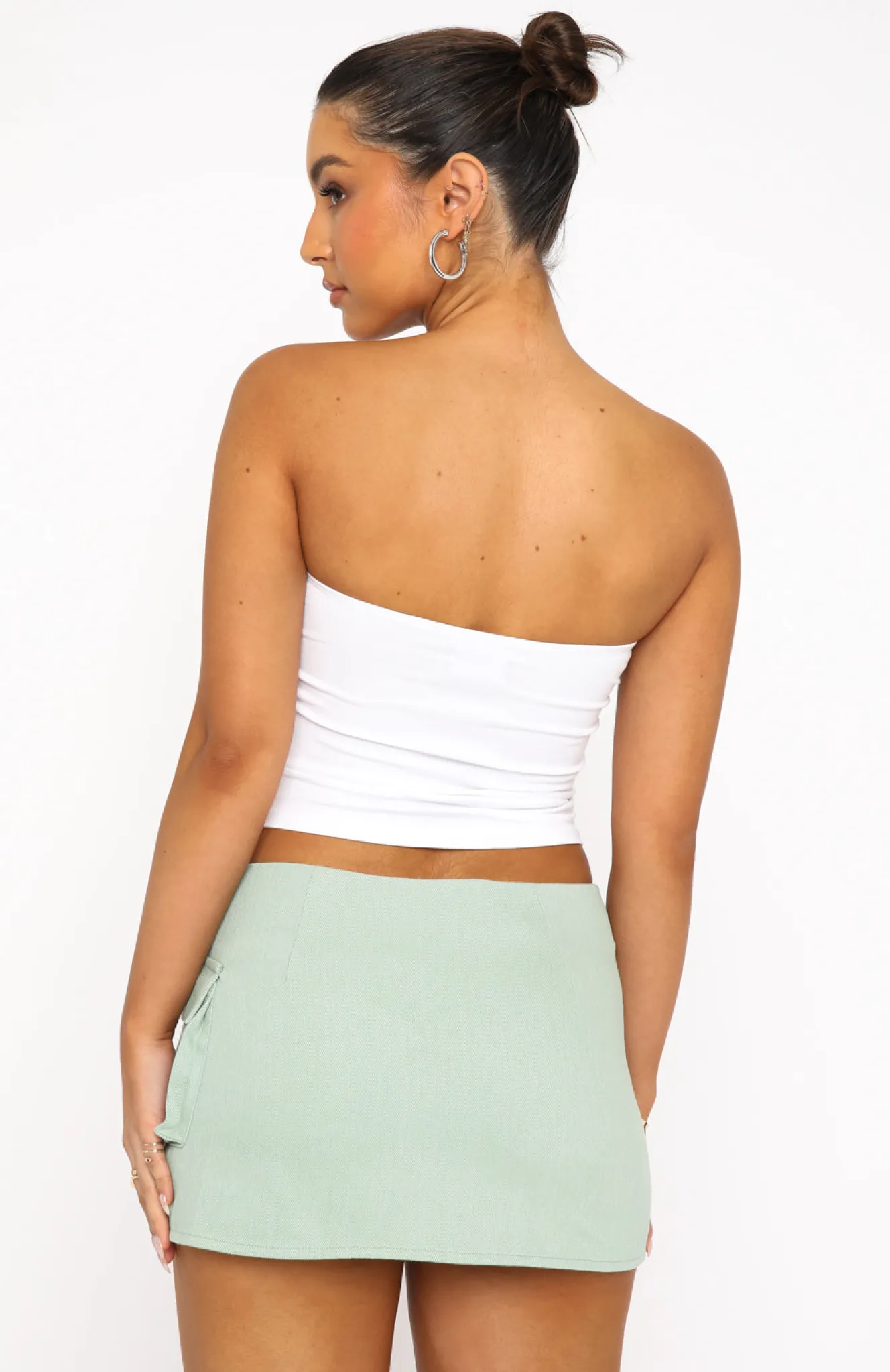 Shirts & Blouses | White Fox Boutique All You Got Strapless Crop white