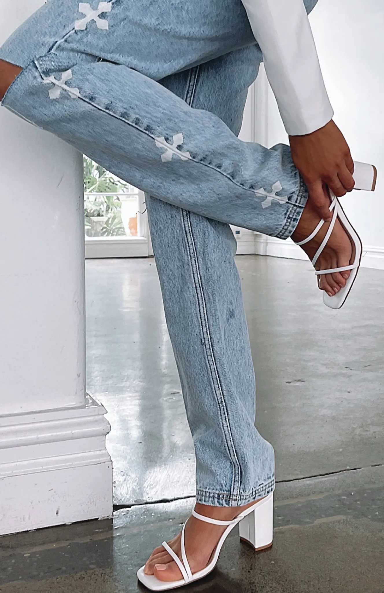 Heels | White Fox Boutique All You Wanted Mules white