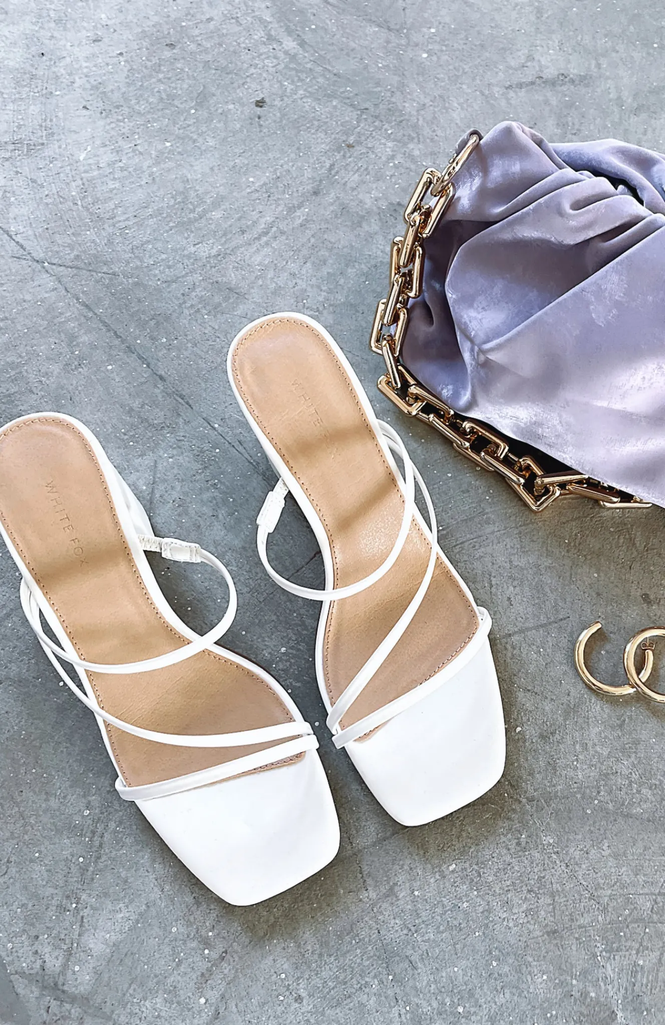 Heels | White Fox Boutique All You Wanted Mules white