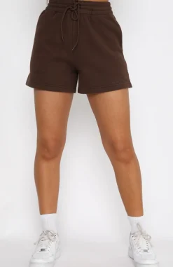 Shorts | White Fox Boutique Along For The Ride Lounge Shorts Chocolate brown