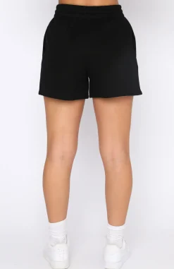 Shorts | White Fox Boutique Along For The Ride Lounge Shorts black
