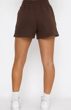 Shorts | White Fox Boutique Along For The Ride Lounge Shorts Chocolate brown