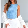 Shirts & Blouses | White Fox Boutique Always In Style Crop blue