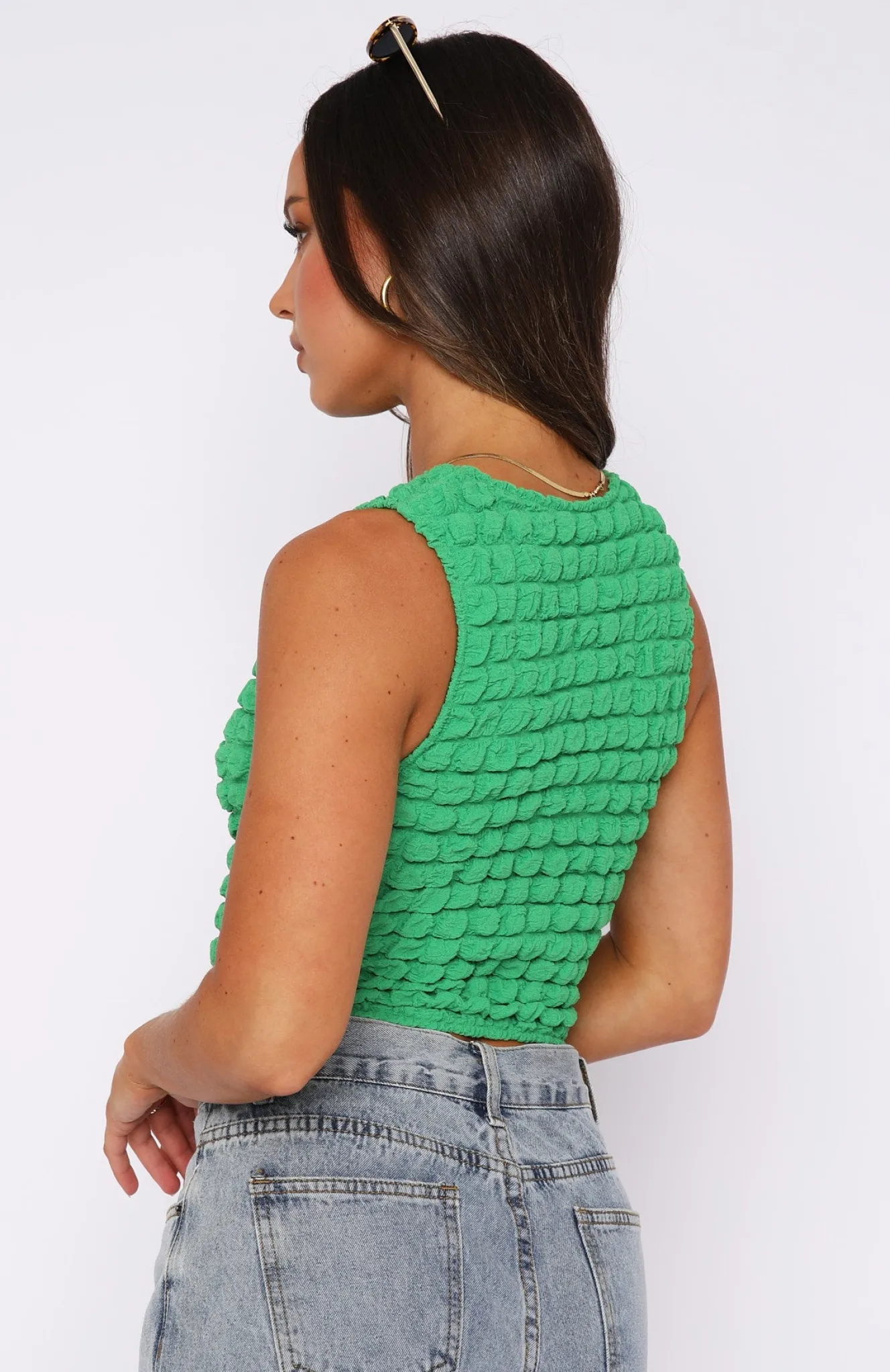 Shirts & Blouses | White Fox Boutique Always In Style Crop green