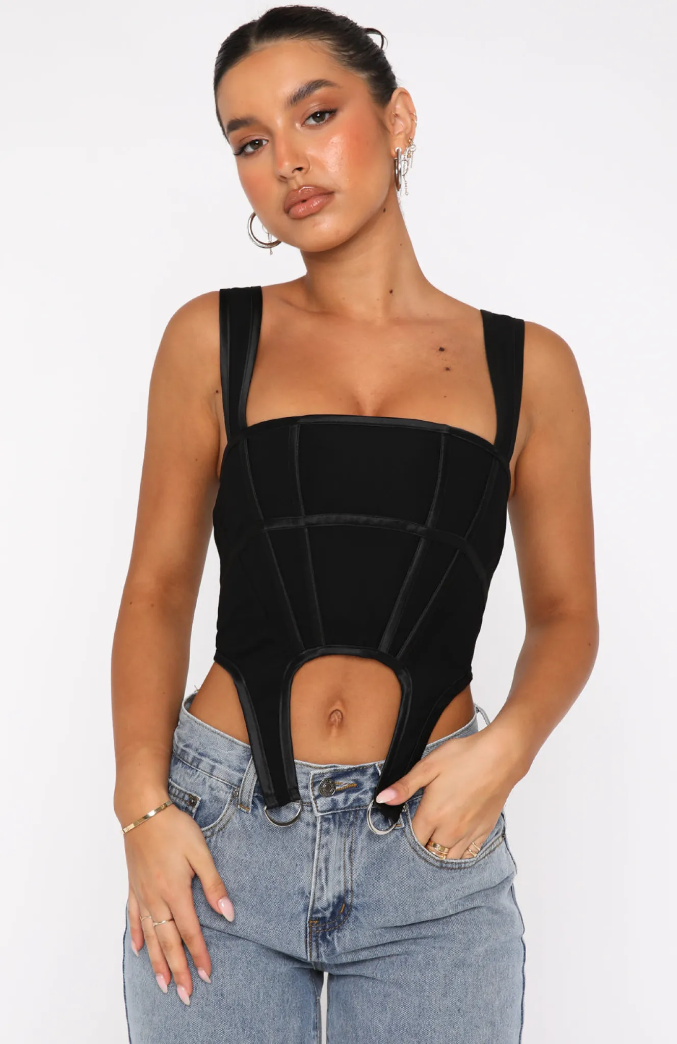 Shirts & Blouses | White Fox Boutique Always Thriving Bustier black