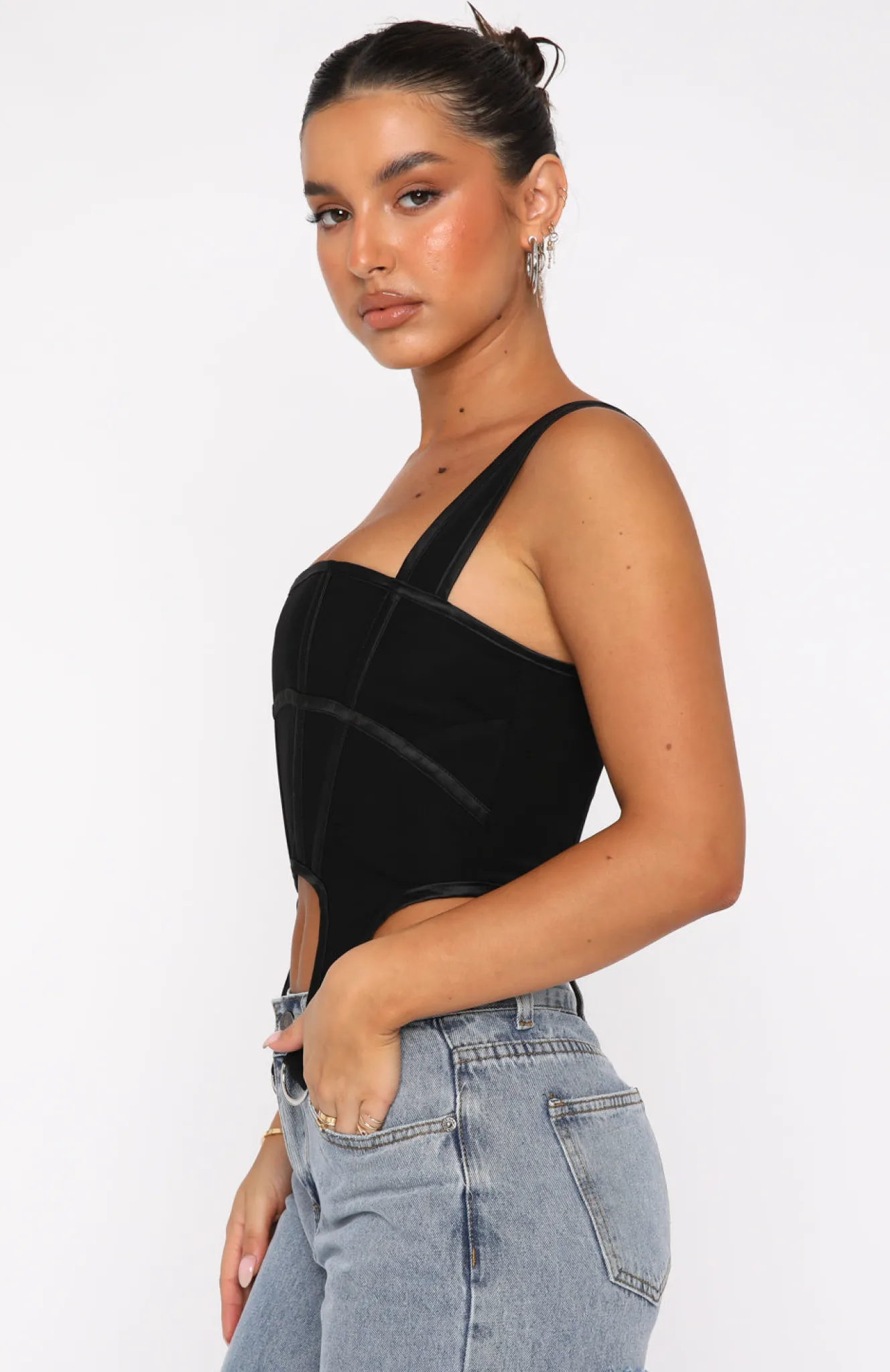Shirts & Blouses | White Fox Boutique Always Thriving Bustier black