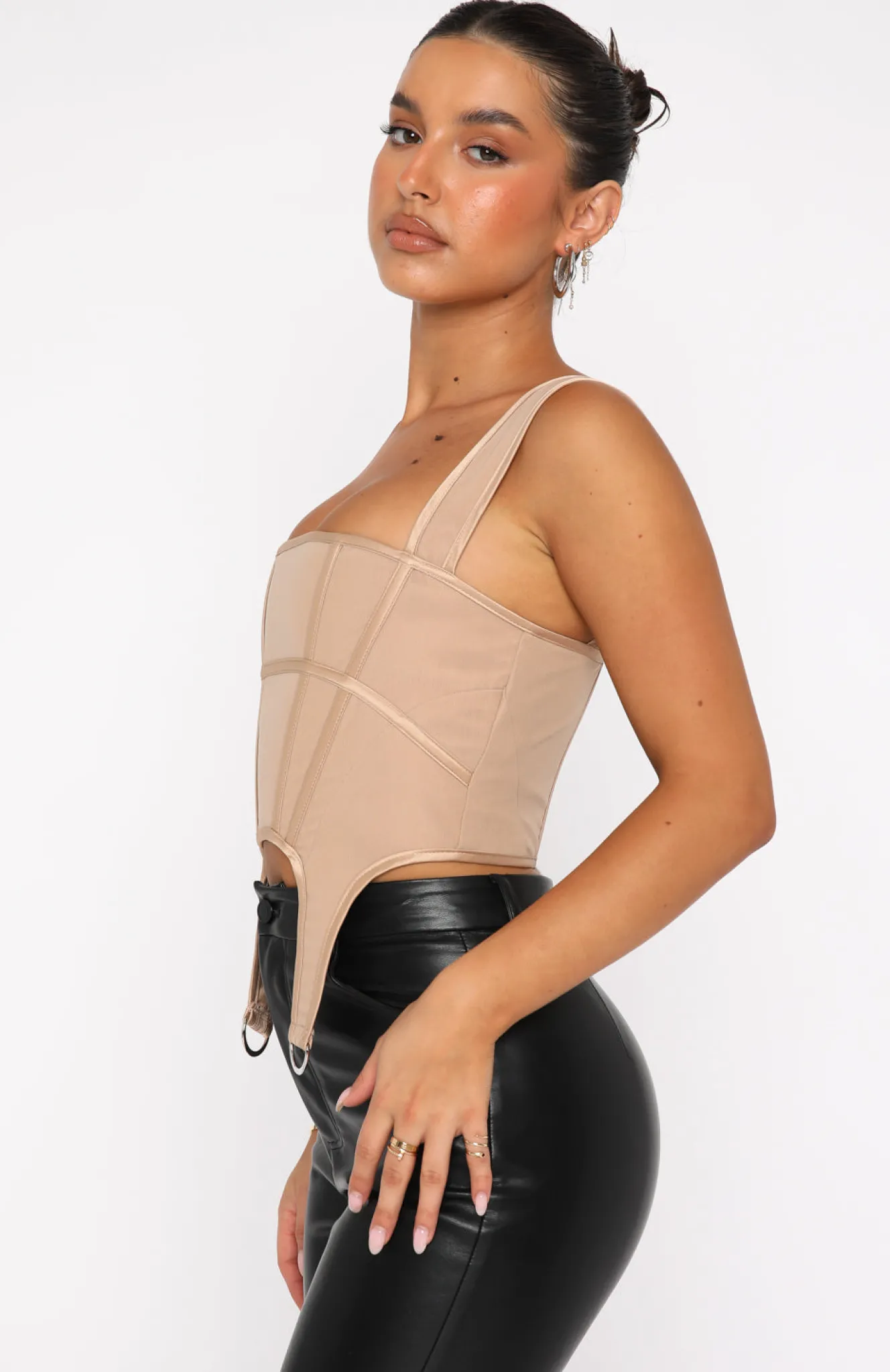 Shirts & Blouses | White Fox Boutique Always Thriving Bustier Stone nude