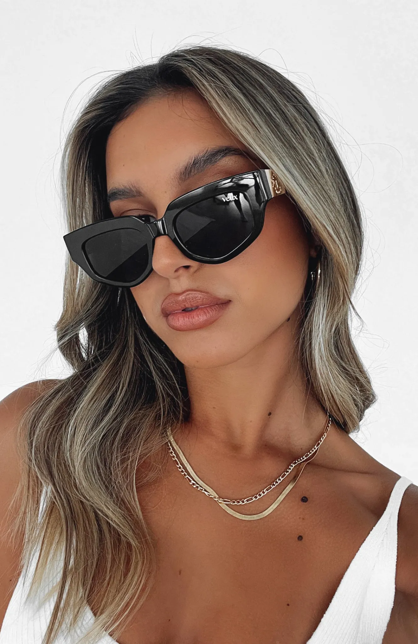 Sunglasses | White Fox Boutique Amalfi Sunglasses black