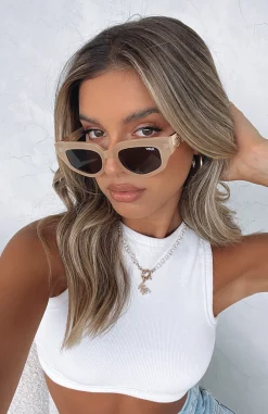 Sunglasses | White Fox Boutique Amalfi Sunglasses Sand nude