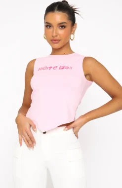 Shirts & Blouses | White Fox Boutique Angel Energy Backless Tank pink