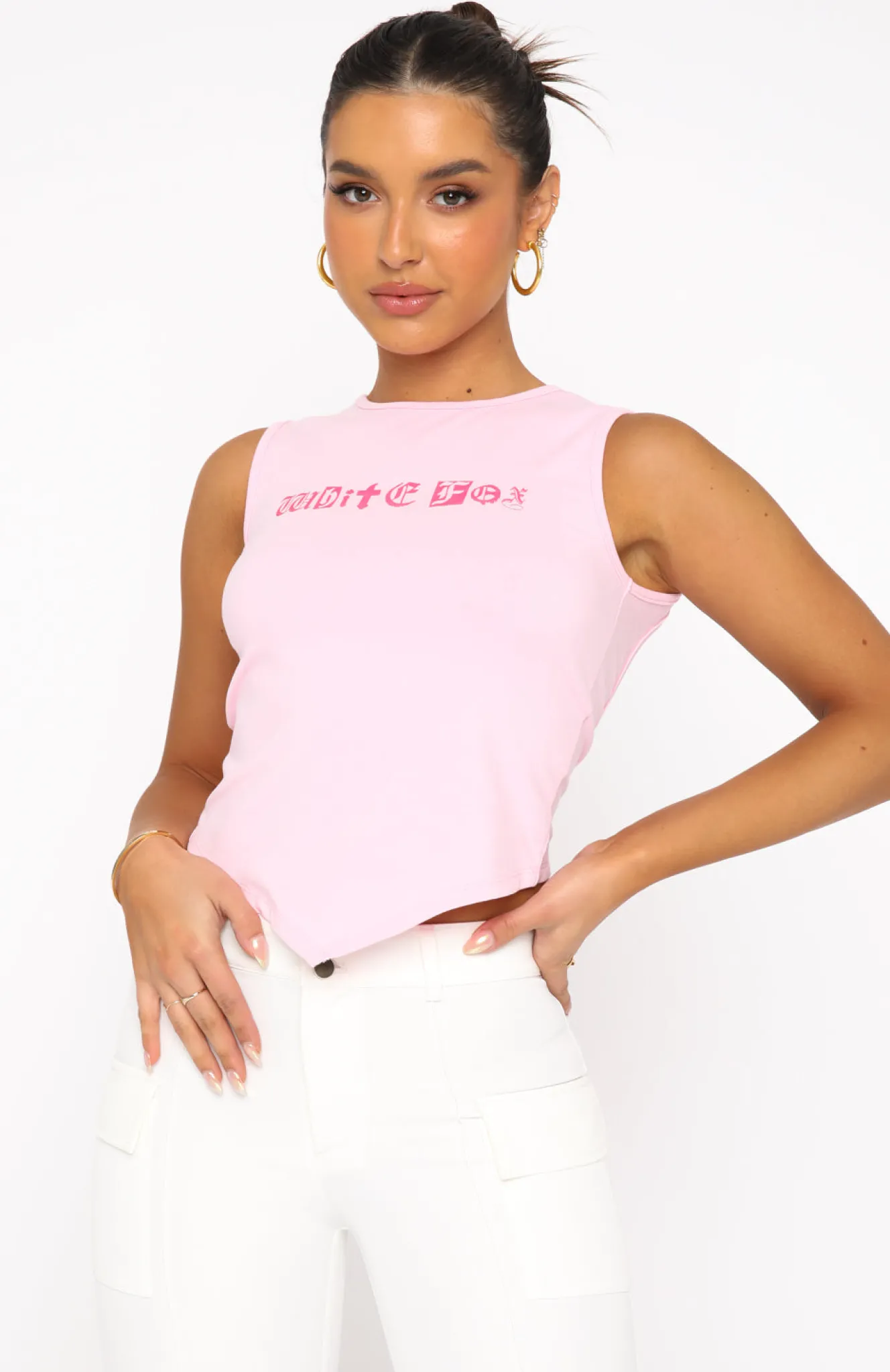 Shirts & Blouses | White Fox Boutique Angel Energy Backless Tank pink