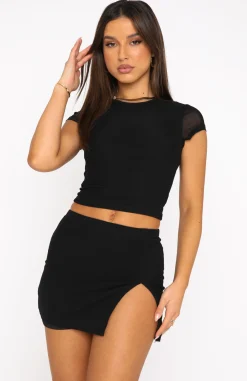 Shirts & Blouses | White Fox Boutique Answer My Calls Crop black