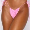 Bikini Bottoms | White Fox Boutique Argentina Bottoms Shiny pink