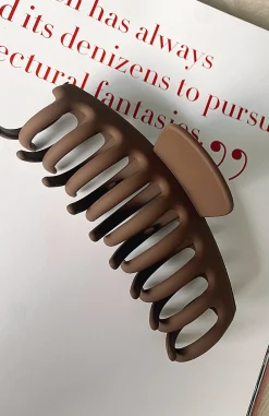 Headwear | White Fox Boutique Asia Hair Clip Chocolate brown