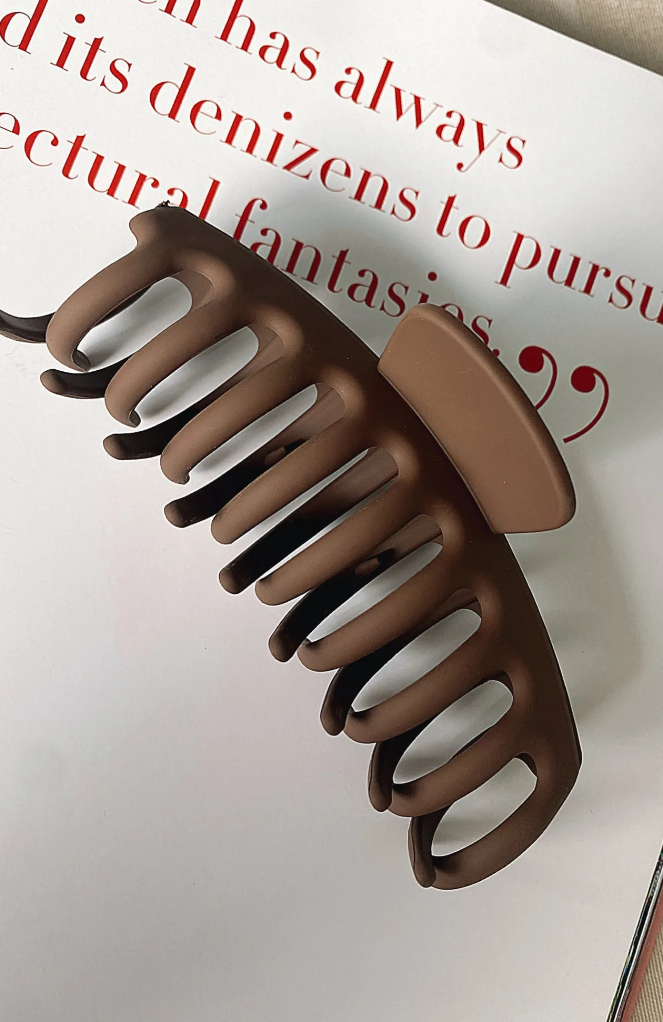 Headwear | White Fox Boutique Asia Hair Clip Chocolate brown