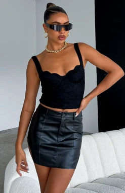 Shirts & Blouses | White Fox Boutique Attention On You Lace Cami black