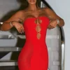 Restocked | White Fox Boutique Attention Seeker Mini Dress red