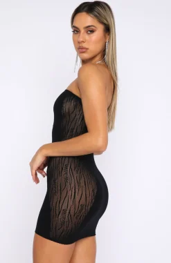 Restocked | White Fox Boutique Attention Seeker Mini Dress black