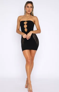Restocked | White Fox Boutique Attention Seeker Mini Dress black
