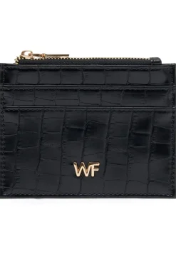 Bags | White Fox Boutique Ava Card Holder Croc black