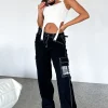 Pants | White Fox Boutique Back On Top Cargo Pants black