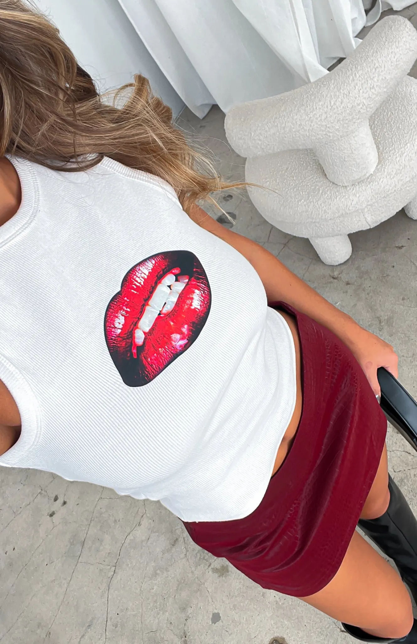 Shirts & Blouses | White Fox Boutique Bad Decisions Tank white