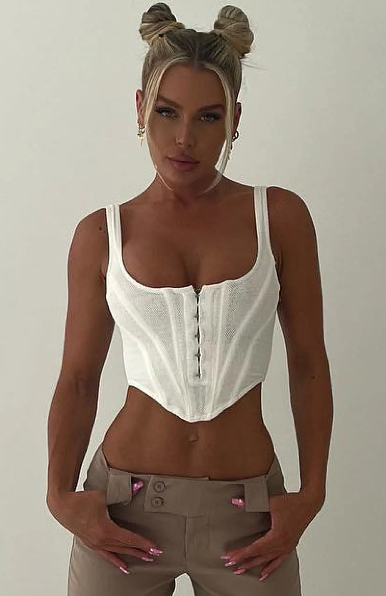 Shirts & Blouses | White Fox Boutique Bad Gal Bustier white