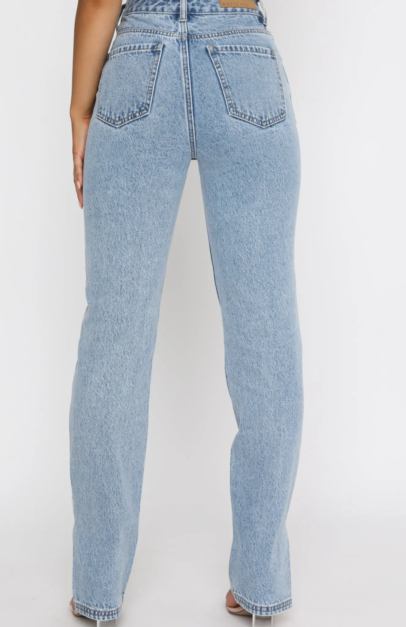 Denim | White Fox Boutique Be Cool Straight Leg Denim Jeans Washed blue