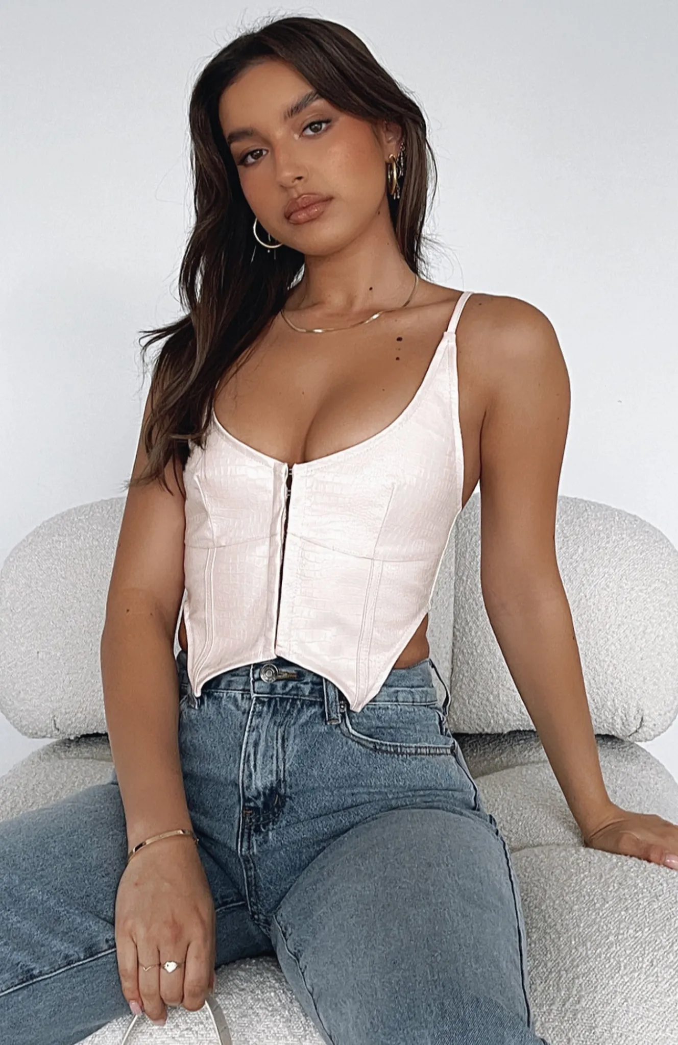 Shirts & Blouses | White Fox Boutique Be My Baby Bustier nude