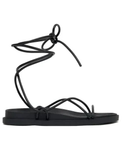 Slides | White Fox Boutique Becca Sandals PU black