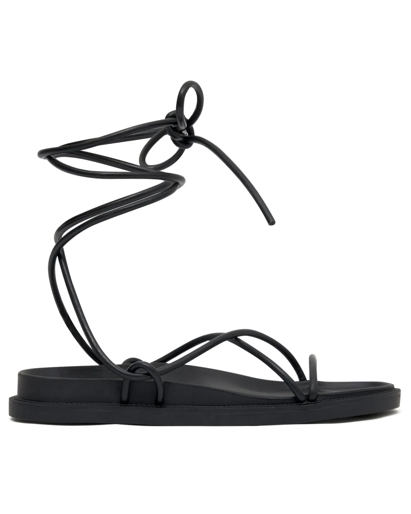 Slides | White Fox Boutique Becca Sandals PU black