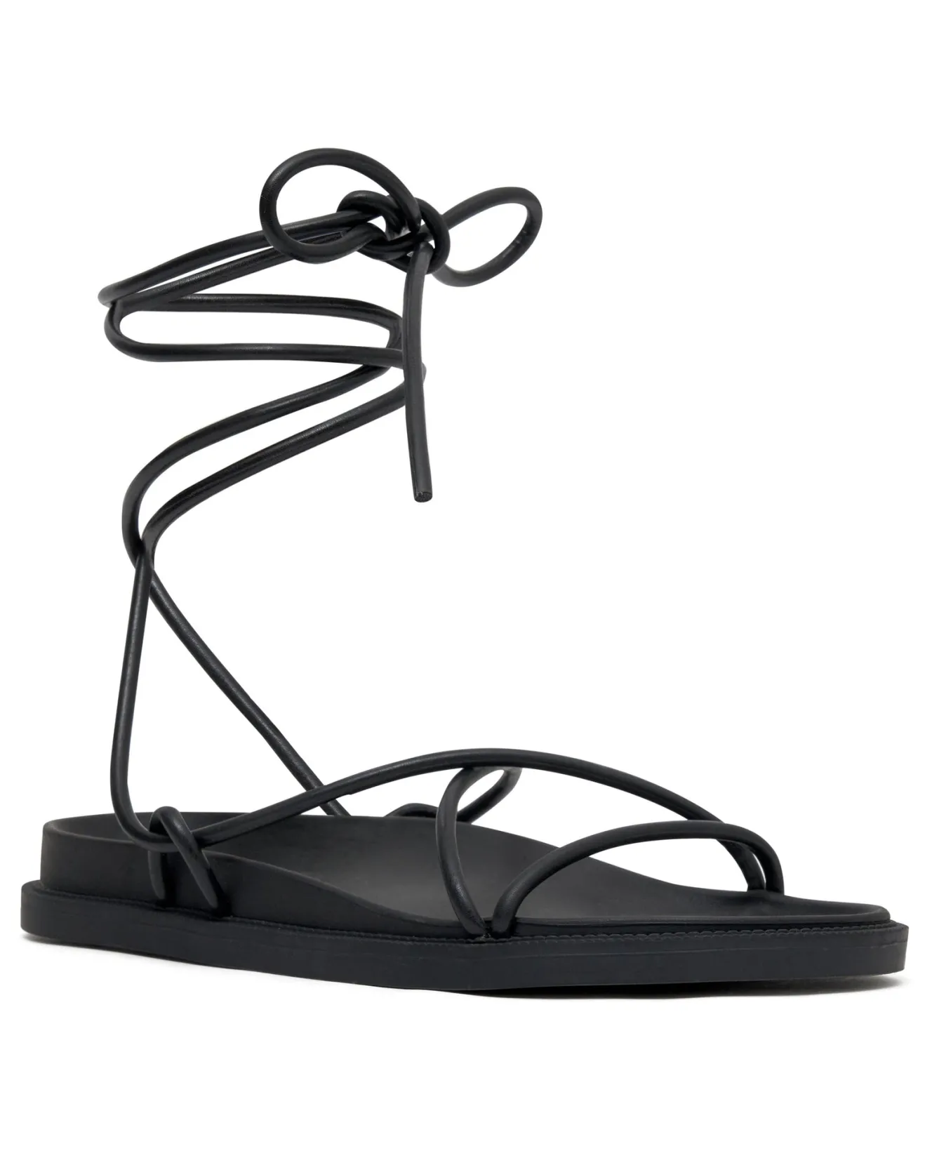 Slides | White Fox Boutique Becca Sandals PU black