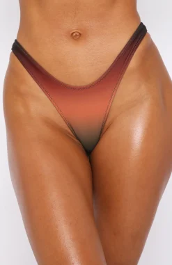 Bikini Bottoms | White Fox Boutique Belmont Bottoms Desert Ombre brown